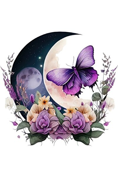 BV Autocolant decorativ, Fluture, Mov, 62 cm, 1272STK-4