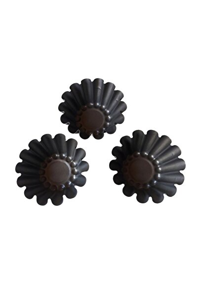 BV Savarin Mold, 3 Cavity Set, Gray, 10 cm