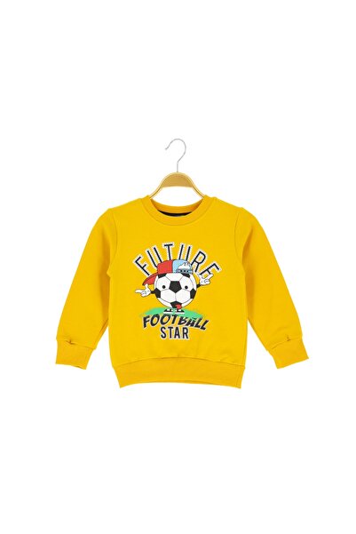 Atabay Kids Atabay 120-10-25 Boys' Bluz Future Football Printed 2-Strand Sharded 3/7 Years Old