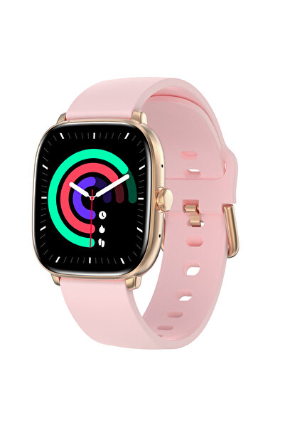 B602A Akıllı Saat – 1.75" AMOLED Ekran | Nabız ve Uyku Takibi | IP68 Suya Dayanıklı | Rose Gold