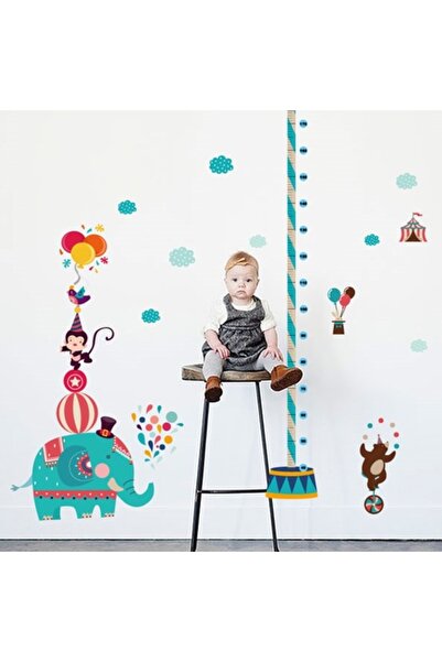 BV Autocolant decorativ de măsurat cu animale 153 cm (123STK)