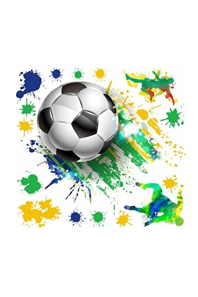 BV Autocolant decorativ fotbal, 90 cm, 1123STK