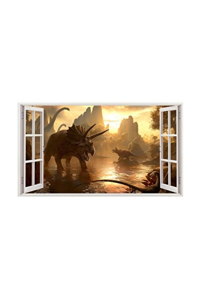 BV Autocolant decorativ cu dinozauri, 85 cm, 4263ST