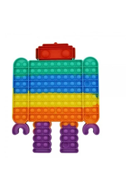 Gimihome Sensory Anti-stress Toy for Kids, Pop It Now, Giant Robot, Multicolo...