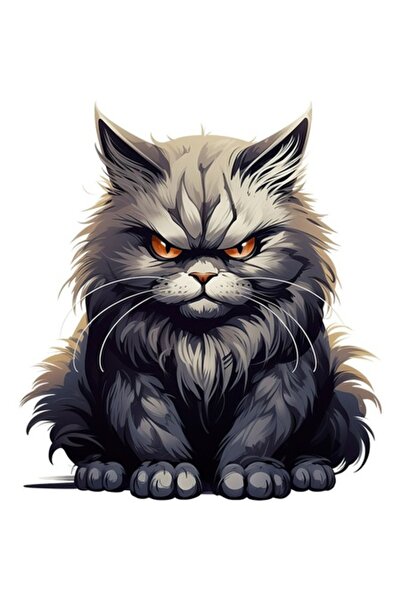 BV Autocolant decorativ - Pisică (Negru)