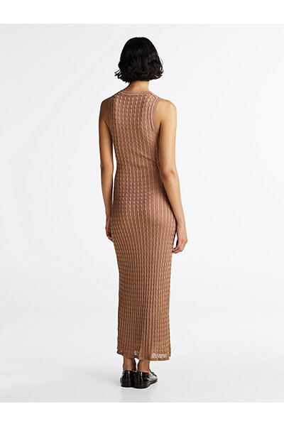 Tommy Hilfiger Women's Rayon Cable Knit Long Dress