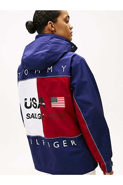 Tommy Hilfiger Unisex Tommy X U.S. Sail Gp Team Ripstop Relaxed Windbreaker