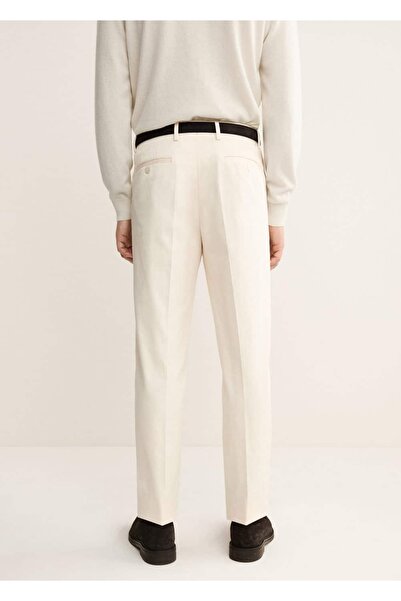 MANGO Man Regular kesim pensli pamuklu pantolon