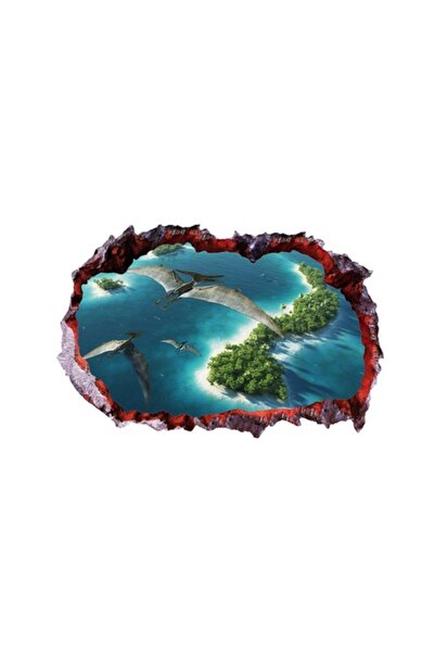 BV Autocolant decorativ cu dinozauri, 85 cm, 4392ST-1