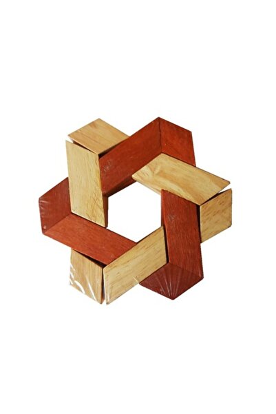 BV Puzzle din lemn Brain Twister, 24 de piese pentru copii și adolescenți