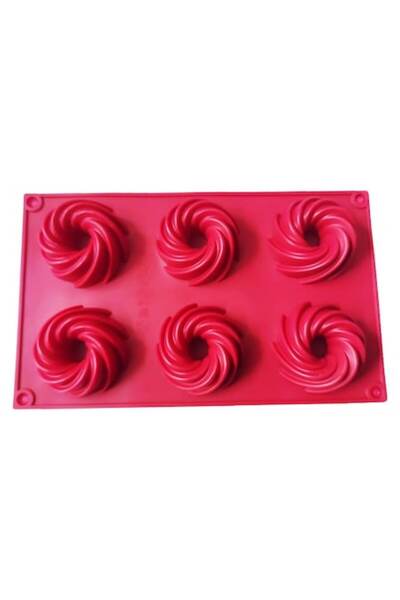 BV Silicone baking mold, 6 cavities, Spiral, 155COF