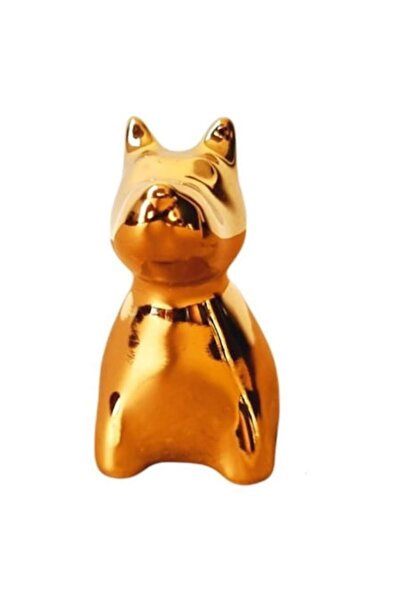 BV Decorative Figurine, Dog, Gold, 7 cm