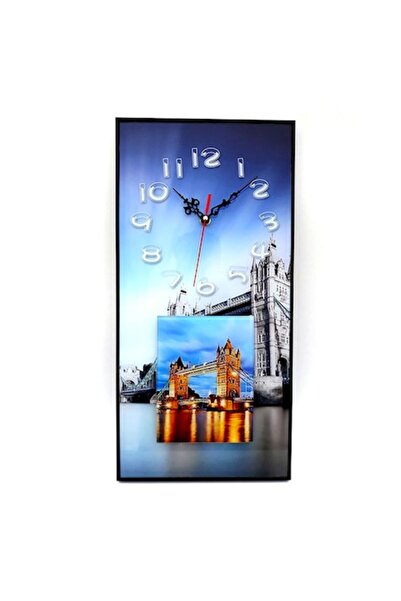 BV Glass Picture Wall Clock, 49 cm, 861EX-1