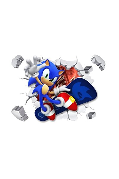 BV Autocolant decorativ cu Sonic, 70 cm, 1118STK