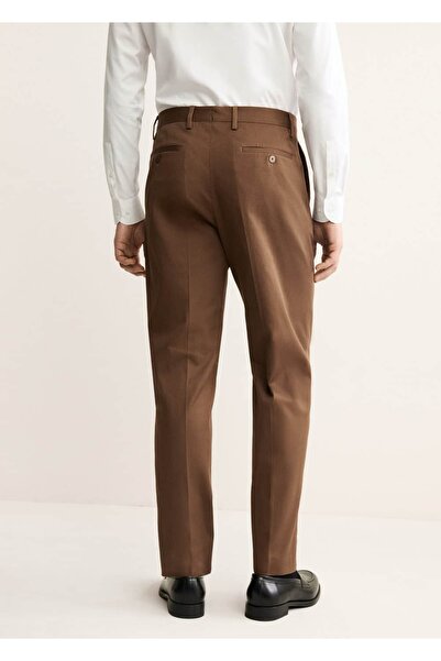 MANGO Man Regular kesim pensli pamuklu pantolon