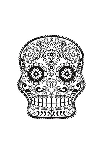 BV Διακοσμητικό αυτοκόλλητο - Κρανίο 78 cm