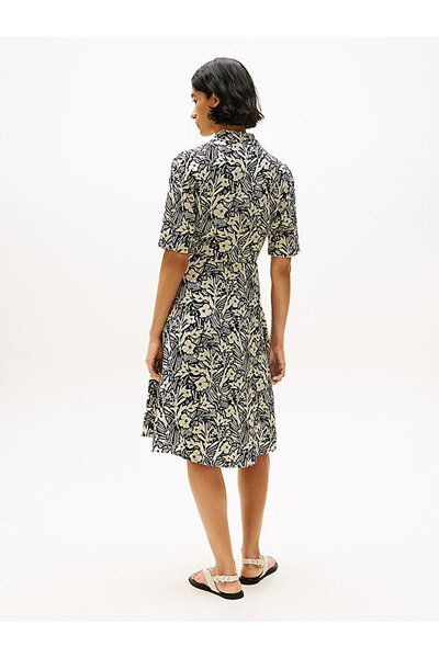 Tommy Hilfiger Women's Linen Knotted Dress