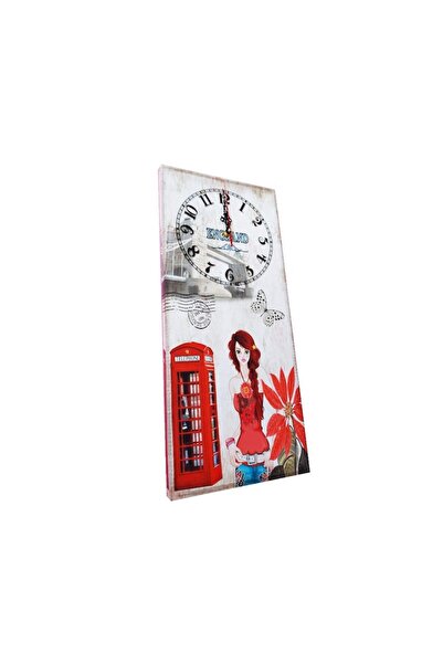 BV Wall clock, England, Canvas, 55 cm, JFZ2745