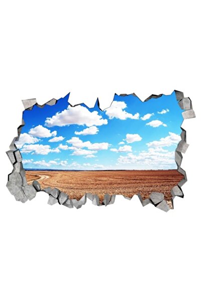 BV Autocolant decorativ 3D pentru gaură de perete - Nor, 85 cm