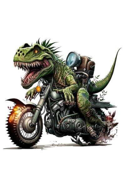 BV Autocolant decorativ, dinozaur, verde, 62 cm, 1205STK-2