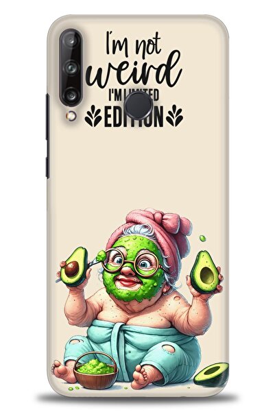 Rulet Aksesuar غطاء متوافق مع هاتف هواوي P40 Lite E HD مطبوع - غطاء سيليكون م...