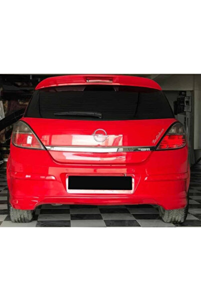 AkmTuning Opel Astra H OPC Line Arka Ek Difüzör Siyah Plastik2004-2012 Arka-d...
