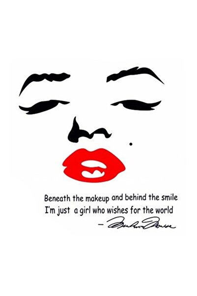 BV Autocolant decorativ, Marilyn Monroe, 87 cm, 709STK