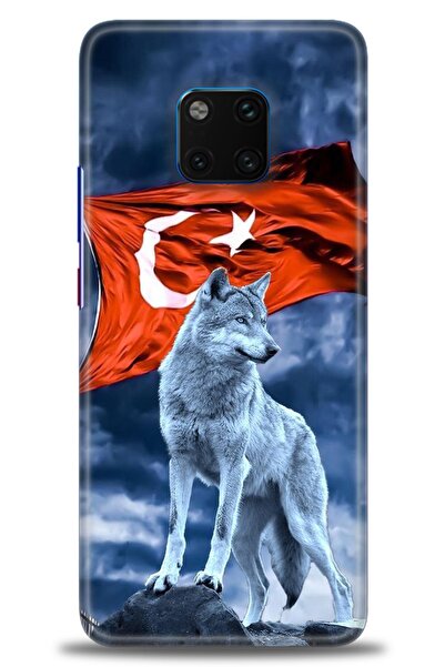 Rulet Aksesuar غطاء متوافق مع هاتف هواوي ميت 20 برو HD مطبوع - غطاء سيليكون م...