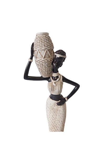 BV Decorative ornament, Africana, White, 28 cm