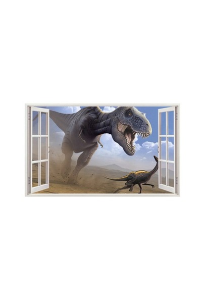 BV Autocolant decorativ cu dinozauri, 85 cm