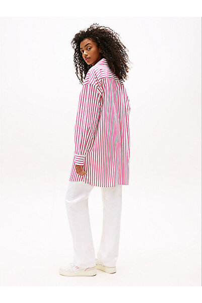 Tommy Hilfiger Women's Tjw Oversize Mini Shirt Dress