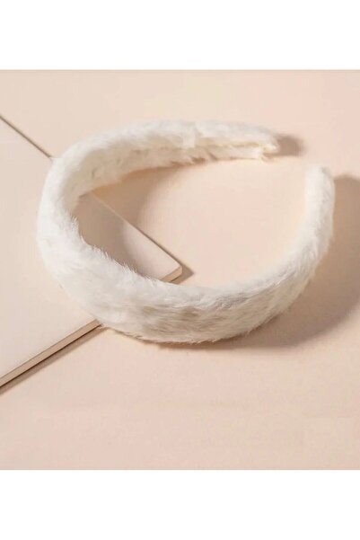 AresTokaAksesuar YUMUŞACIK KALIN 4 CM PELUŞ KADIN TAÇ