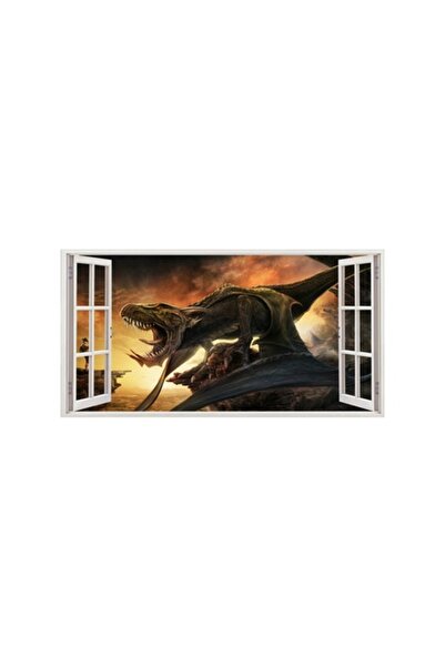 BV Autocolant decorativ cu dinozauri, 85 cm, 4223ST