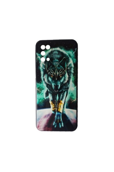 BV Husă telefon compatibilă cu Samsung Galaxy A12, model Wolf, 372HT
