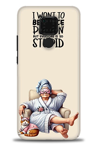 Rulet Aksesuar غطاء متوافق مع هاتف هواوي ميت 30 لايت HD مطبوع - غطاء سيليكون ...