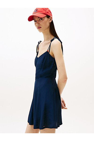 Tommy Hilfiger Women's Tjw F&F Strappy Mini Dress