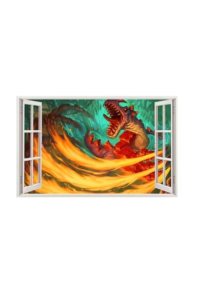 BV Autocolant decorativ cu dinozauri, 85 cm, 4265ST