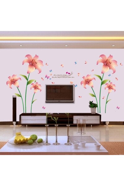 BV Autocolant decorativ, Crin roz 195 cm, 98STK