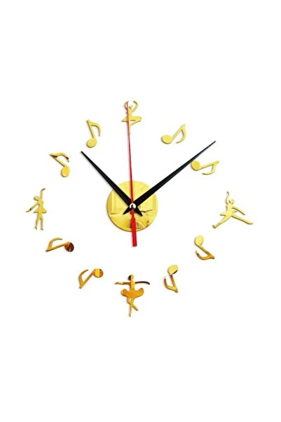 BV Decorative Wall Clock, Ballerinas, Acrylic Mirror, 42 cm, MC-014