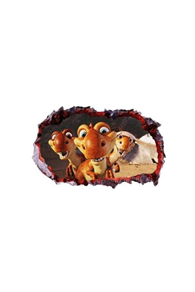 BV Autocolant decorativ cu dinozauri, 85 cm, 4369ST-1