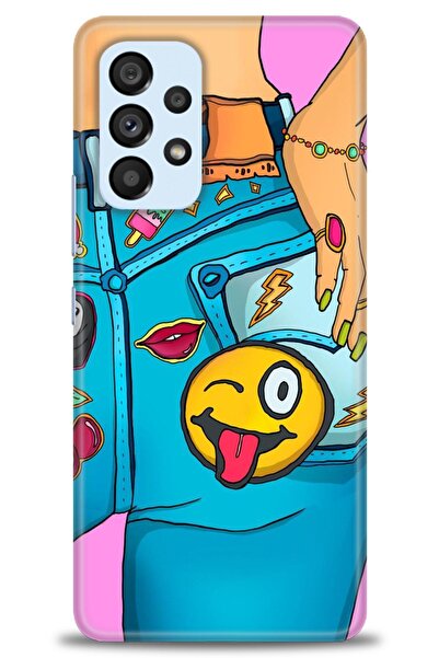 kılıfevreni جراب متوافق مع هاتف سامسونج جالاكسي A73 5G + واقي شاشة سيراميك غي...