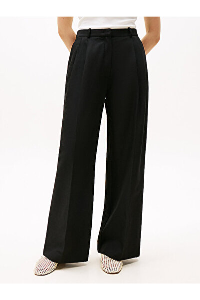 Tommy Hilfiger Women's Linen Blend Rlxd Straight Pants