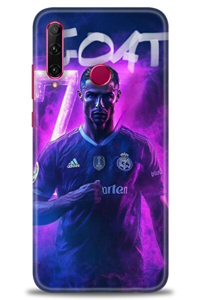 Rulet Aksesuar غطاء متوافق مع هاتف هواوي هونر 20 لايت HD مطبوع - غطاء سيليكون...