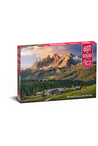 optimaroma Puzzle 1000 piese Peisaj montan în Munții Dolomiți 30103 Cherry Pazzi
