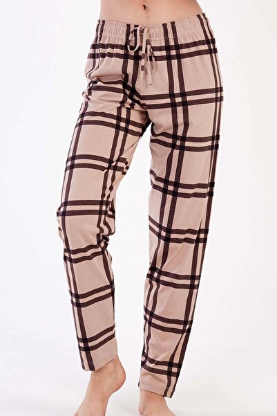 VİENETTA Plaid Patterned Pajamas Women 304099