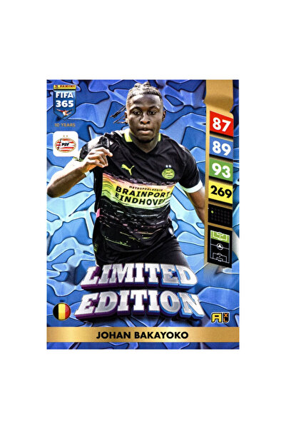 hediyecik بطاقة بانيني فيفا 365 أدرينالين إكس إل 2025 إصدار محدود - يوهان باك...