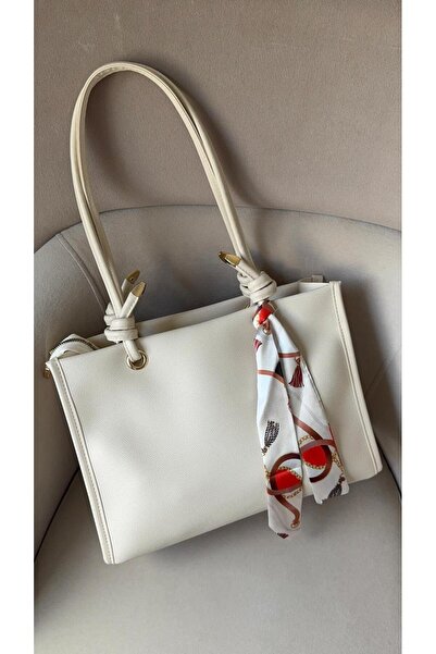 Moda Sekiz Geantă de umăr pentru femei cu detaliu de șal