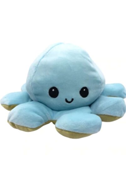 OEM Jucărie de pluș, caracatiță reversibilă, 3 moduri de iluminare, 18 cm