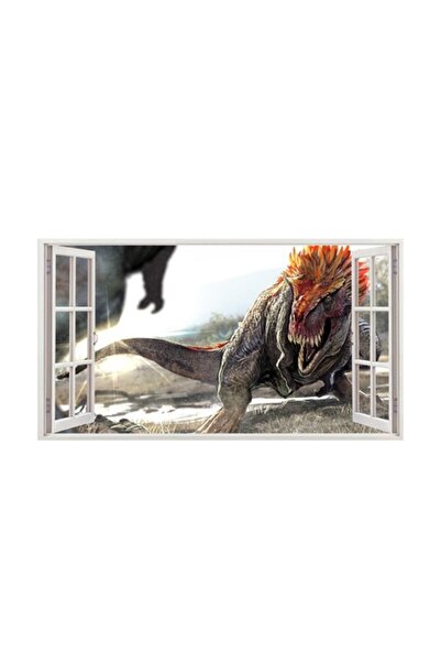 BV Autocolant decorativ cu dinozauri, 85 cm