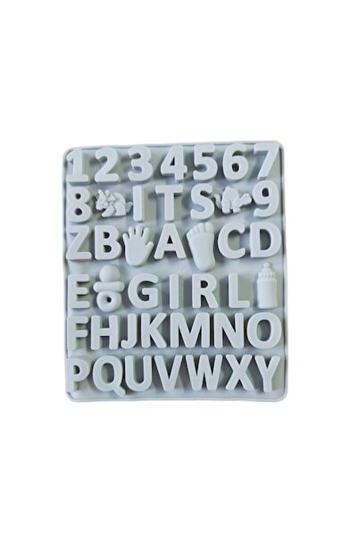 BV Silicone Mold - Numbers, Letters, , Hand, Baby Bottle, Dinosaur, Pacifier,...